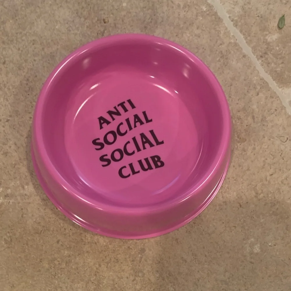 - 🔥2X HOST PICK🔥 NWT Anti Social Social Club Dog Bowl